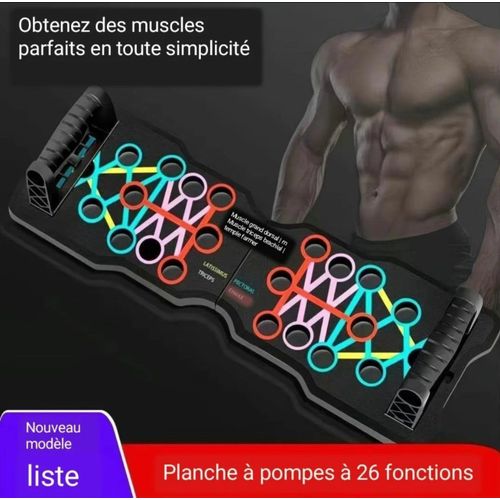 Planche de Push-Up Multifonction 26 Positions pour Entraînement Musculaire