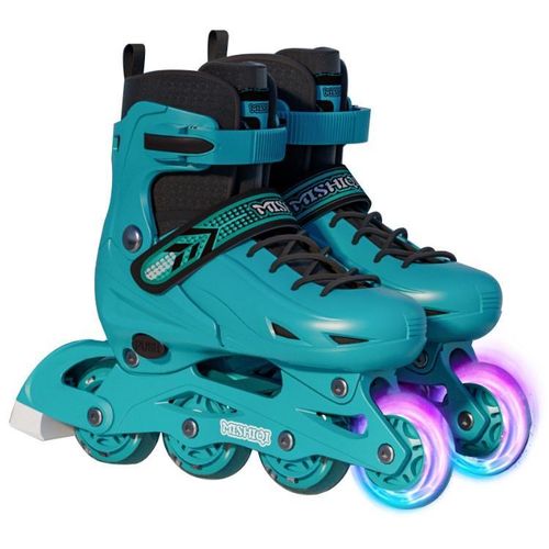 Patins En Ligne Réglables Avec Roues Lumineuses, Pour Enfants Et Adultes - Roulettes Sur 4 Roues