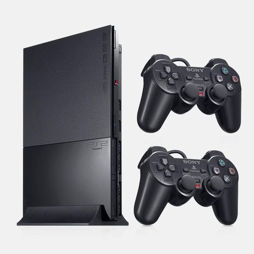 PLAYSTATION2 PS2 SLIM 2 MANETTES +JEUX