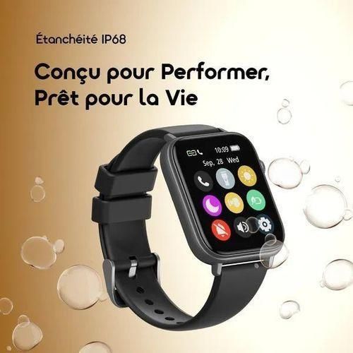 montre connectée Watch 6N avec écran tactile couleur OSW-8000N NOIR