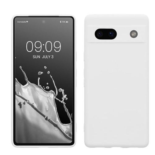 Coque Silicone Compatible Pour Google Pixel 7 - BLANC