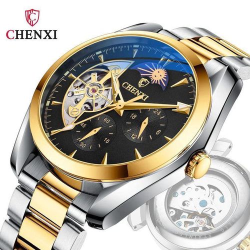 Chenxi Montre Homme De Luxe à Quartz En Acier Inoxydable CH 8801 - Montre Automatique BN