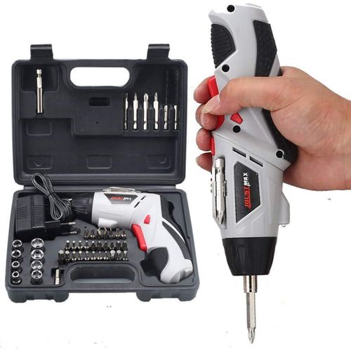 Visseuse Avec Coffret D'outils + Accessoires Set De 45 PCS