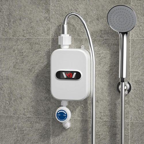 Chauffe-Eau Instantané Électrique Digital – Chauffage Rapide 3 Secondes – Kit Douche Thermostatique Complet