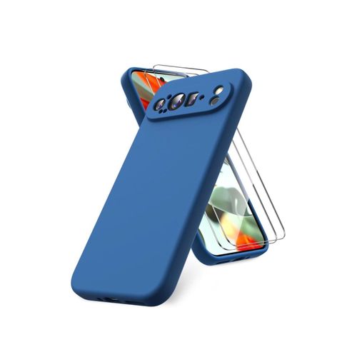 Coque silicone compatible avec google Pixel 9pro XL avec deux antichocs