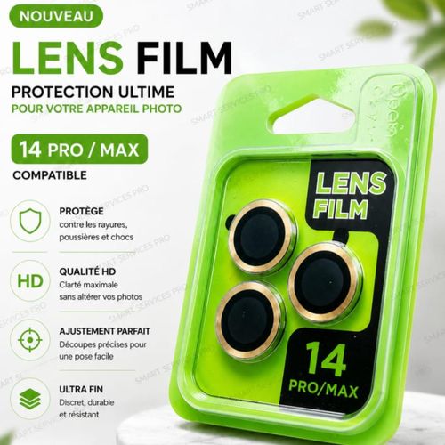Protection De Camera IPhone 14 Pro/iPhone 14 Pro Max - JAUNE