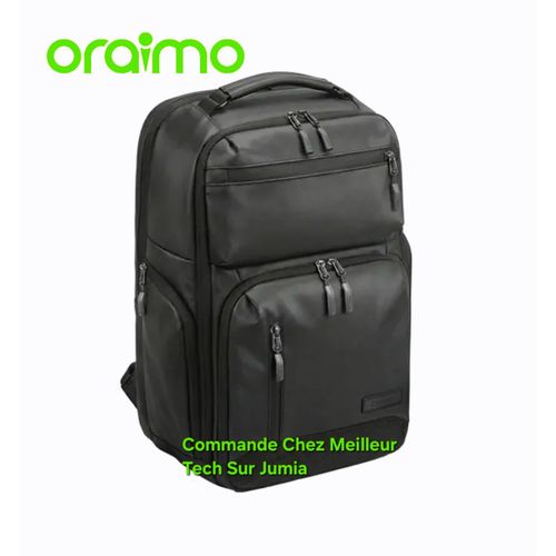 Sac à dos Imperméable SpaceFlow OHDB-004 Noir - Grande Capacité 14 A 17 Pouces- Multi Poches Externe Et Interne - Port De Charge USB Integré