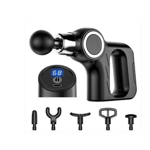 Pistolet de massage à percussion en tissus profonds 6en1 - 30 vitesses