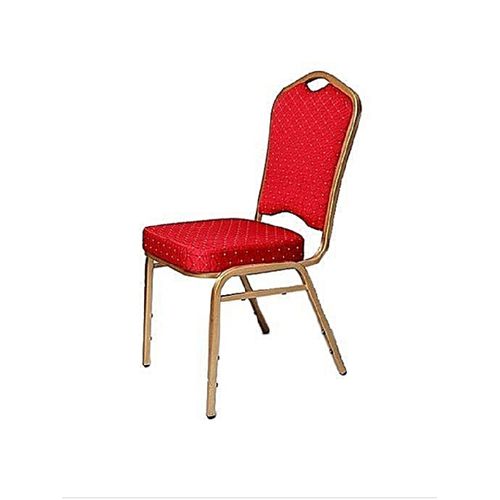 Chaise De Cérémonie Avec Motif 93x40x40 Cm DC-Y007-Rouge-lot De 5