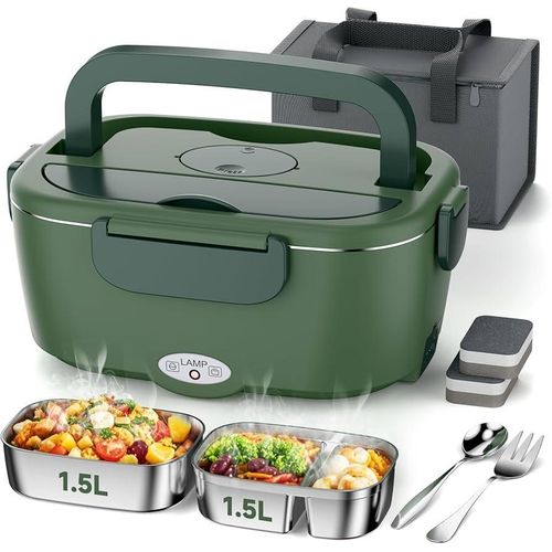Boîte à lunch chauffante électrique.( pour la voiture et la maison)