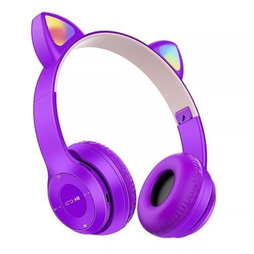 Casque Bluetooth Oreillette Violet