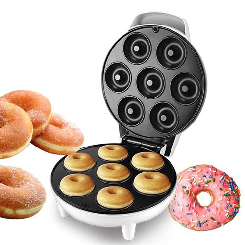 Machine à mini-donuts, 1200 W, appareil électrique pour la confection de petits donuts, idéal pour le petit-déjeuner à la maison.