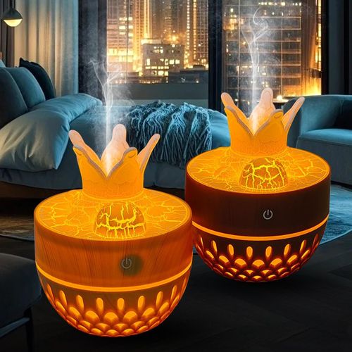 Humidificateur Ultrasonique Aromathérapie - 7 Couleurs LED - Silencieux