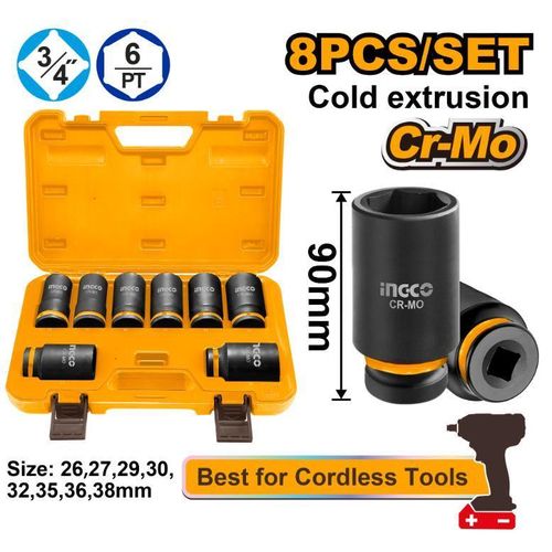 COFFRET DE DOUIILE 8PCS 3/4DR(ciwli20135) HKISSD34082L
