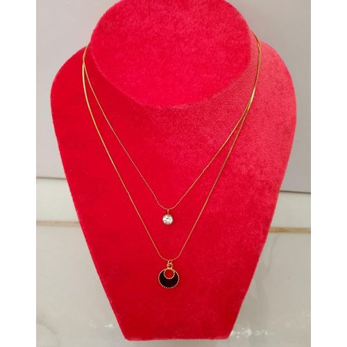 Collier à chaînes doubles