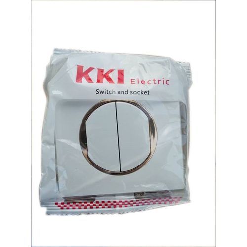 Interrupteur Double Allumage Encastré - 1 Piece - Blanc