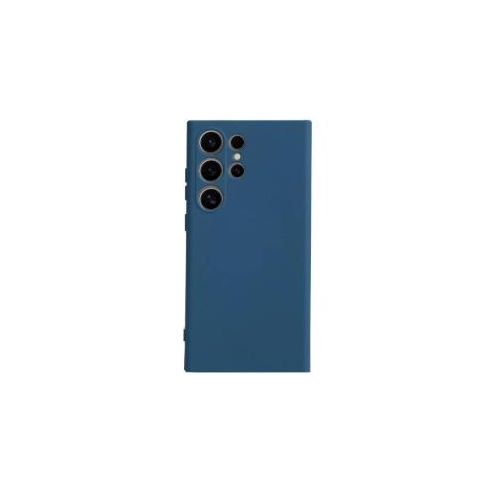 Coque En Silicone Compatible Pour Samsung Galaxy S21 Ultra - BLEU