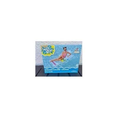 Matelas Gonflable Piscine H2O GO Summer Colors Lounge – Confort & Détente Aquatique