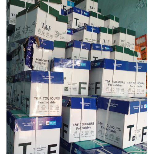 L'original Carton de 5 paquets de 500 feuilles de rames blanches A4 - 80Grs