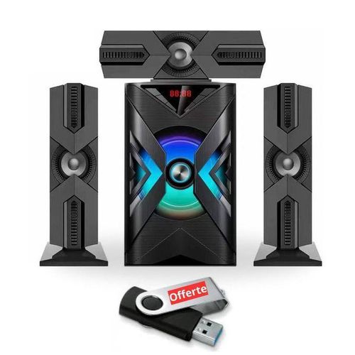Haut Parleur Multimédia Bluetooth + USB Très Puissant Garantie 12 Mois