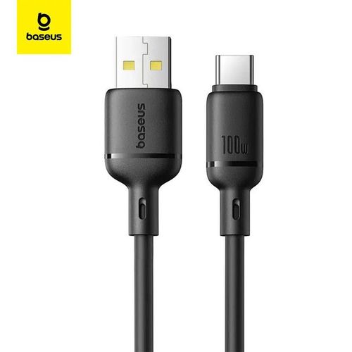 Câble USB vers USB-C Baseus Silky Series 100W Original – Charge Rapide & Durable 1m