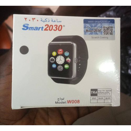 Montre Connectée Avec TF-Caméra Et La Carte SIM Pour Android - Noir