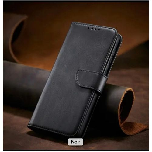 Coque rabat Huawei p smart 2019 noir