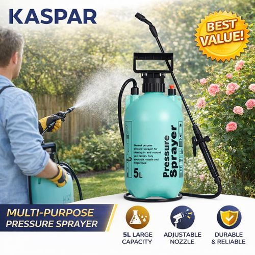 Pulvérisateur 5L Sous Pression– Buse Réglable & Grande Capacité