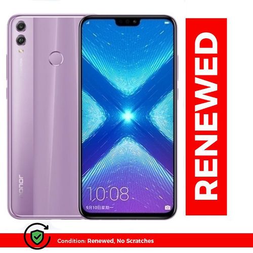 Huawei Honor 8X écran 6,5 pouces, 6 Go RAM, 128 Go ROM, Kirin 710, 3750mAh, double caméra arrière 20MP smartphone - violet