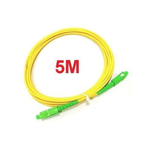 Cable Fibre Optique 5M , Jarretière Simplex Monomode 5 Métres SC/APC SC/APC