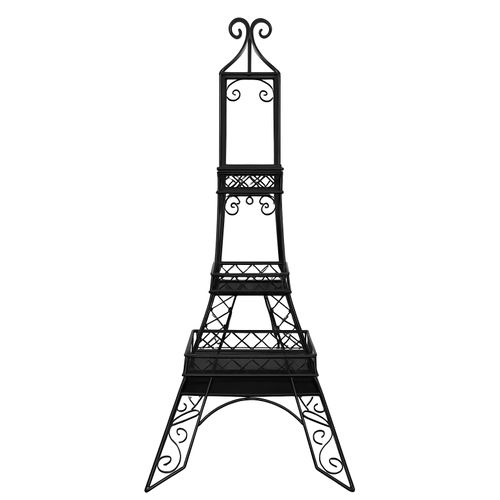 Tour Eiffel décorative noire - Style fer forgé