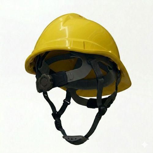 Casque de Sécurité de Chantier Professionnel Jaune - Haute Visibilité - Serrage à Molette Ajustable & Mentonnière - Protection Maximale BTP & Industrie