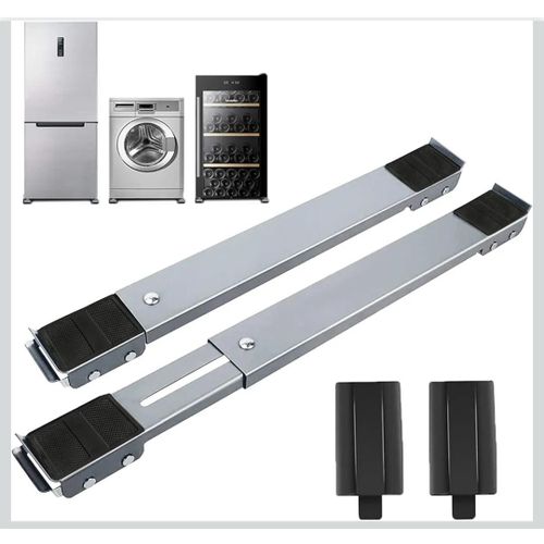 Support de machine à laver avec roulettes, réglable