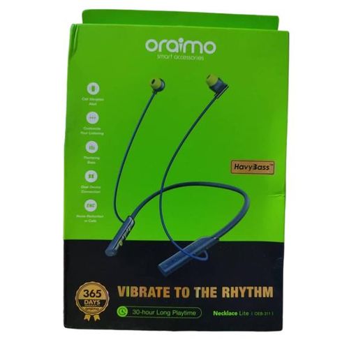 Oraimo Necklace Ecouteur Collier (Tour De Cou) Sans Fil