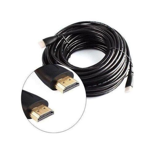 Mâle-Mâle -HDMI - HDTV Câble - 10M - Noir/Roge