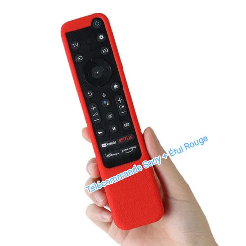 Télécommande Sony Télé androïde + Étui protection