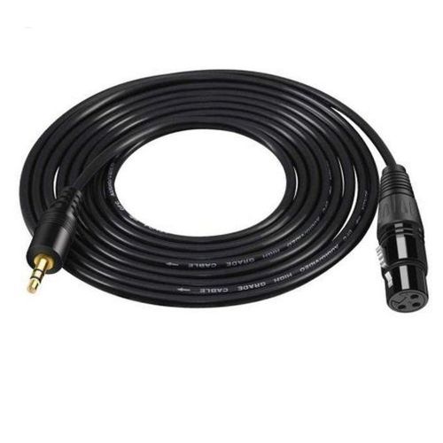 Câble 3,5m Stéréo Mâle Vers XLR Femelle. GH