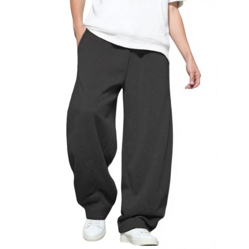 Men's Multi-Pocket Cargo Pants - Casual Jogger Trousers with Elastic Waistband & Cuffs