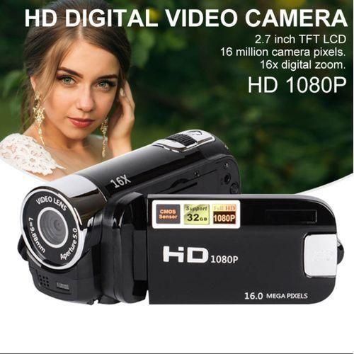 2.7 pouces 1080p appareil photo numérique noir