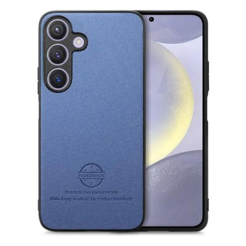 Coque MODÈLE PREMIUM POUR SAMSUNG A57 (couleur Bleu) , DESIGN TENDANCE AVEC FINITION EN TEXTILE MAGSAFE , COMPATIBLE AVEC LA CHARGE SANS FIL