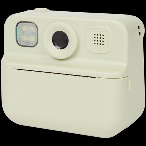 Mini Appareil Photo Instantané-12 MP- Carte SD avec Flash LED intégré -Design compact et Rétro - Beige.