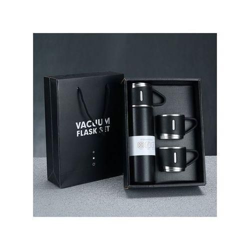 Thermos En Acier Inoxydable - 500 MI Avec 2 Tasse-noir