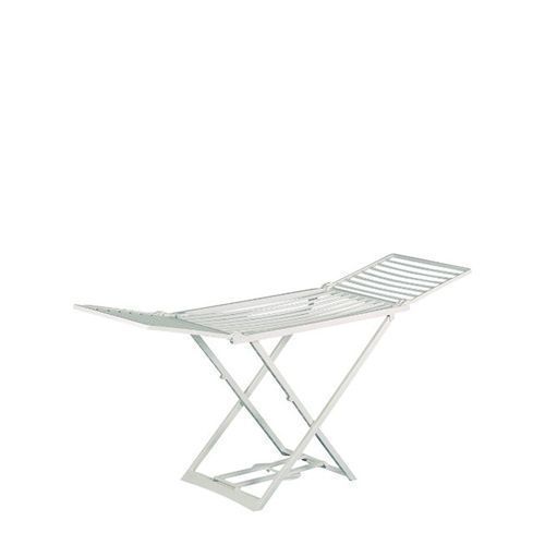 Séchoir à Linge En Plastique Détail Pliable - Blanc