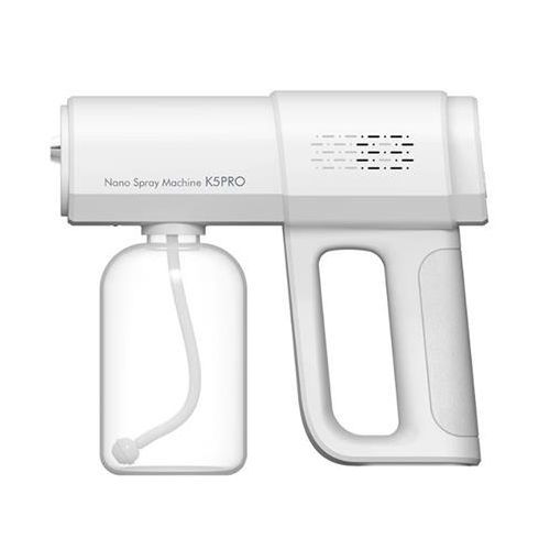 Pistolet De Pulvérisation à Vapeur Léger Pour Le Soin Des Cheveux- Blanc