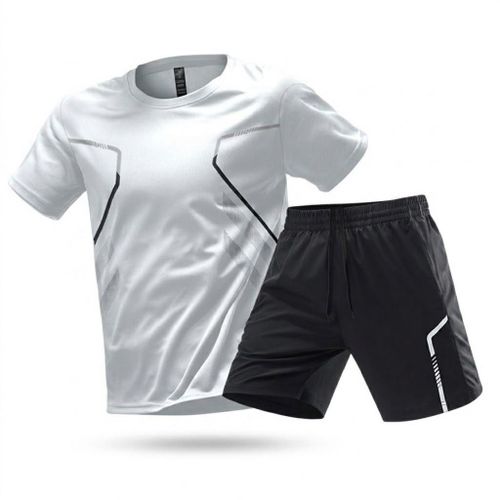 Ensembles deux pièces pour hommes, blanc d'été