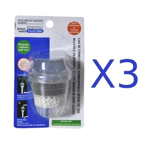Lot De 3 Filtres Purificateurs D'eau De Robinet