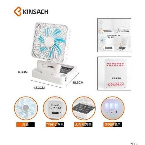 Mini ventilateur climatiseur solaire qualité