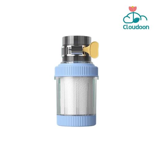 Purificateur d'eau pour robinet - Filtre à 6 étapes, couleur bleue, matière plastique, anti-éclaboussures, installation simple