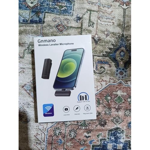 Micro Cravate Sans Fil Gnmano – Microphone Lavalier Wireless pour Smartphone
