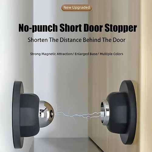 Silicone Porte Aspiration Hôtel Ménager Forte Magnétique Forte Muette Porte Tactile Silicone Anti-choc Porte d'Étal Porte Butée